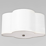 Потолочный светильник с белым волнистым плафоном из ткани Vitorino варинант исполнения - 1 | Loft Concept в Саратове