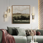 Подвесной светильник с шарообразным плафоном из алебастра и бронзовой декоративной стрекозой Alaris  варинант исполнения - 5 | Loft Concept в Саратове