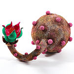 Статуэтка тропический фрукт Pandora Tropical Fruit Fuchsia Green Brown Flower варинант исполнения - 2 | Loft Concept в Саратове