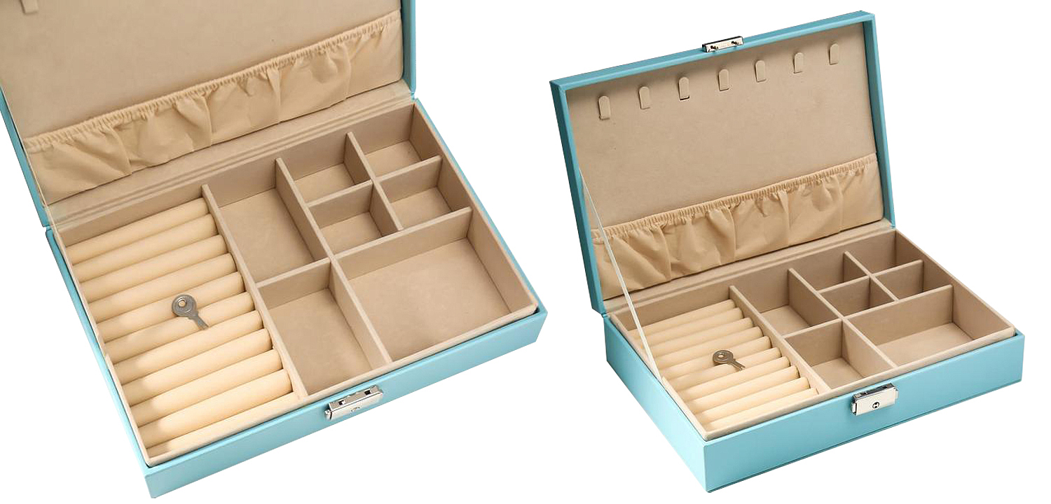 Шкатулка Azurine Jewerly Organizer Box light blue Шкатулка Azurine Jewerly Organizer Box light blue - Loft-Concept в Саратове
