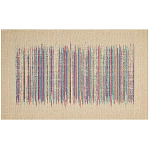 Ковер с геометрическим узором из комбинированного состава Full rhythm варинант исполнения - 1 | Loft Concept в Саратове