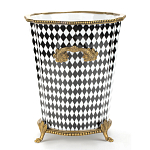 Фарфоровое кашпо Black and white square варинант исполнения - 3 | Loft Concept в Саратове