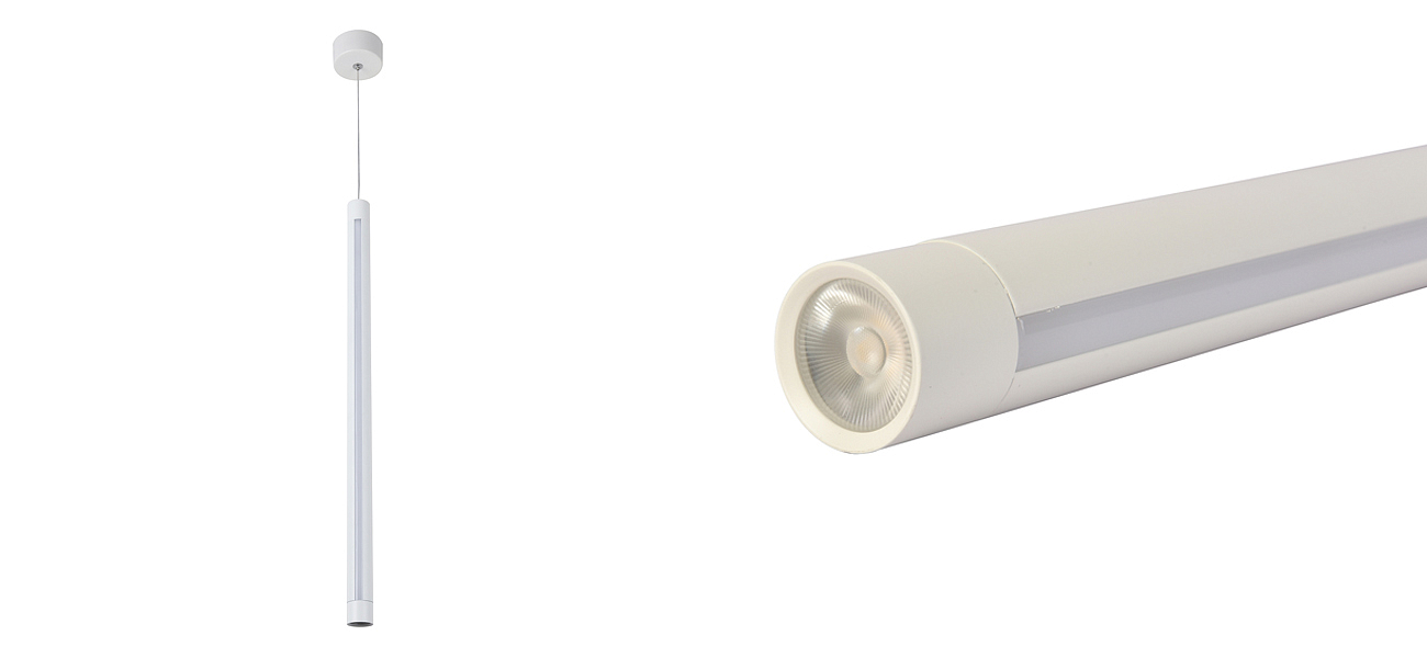 Белый подвесной светильник TRUMPET TUBE Белый подвесной светильник TRUMPET TUBE - Loft-Concept в Саратове