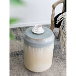 Керамический Табурет в оттенках бежевого и голубого цветов Gradient Stool варинант исполнения - 4 | Loft Concept в Саратове