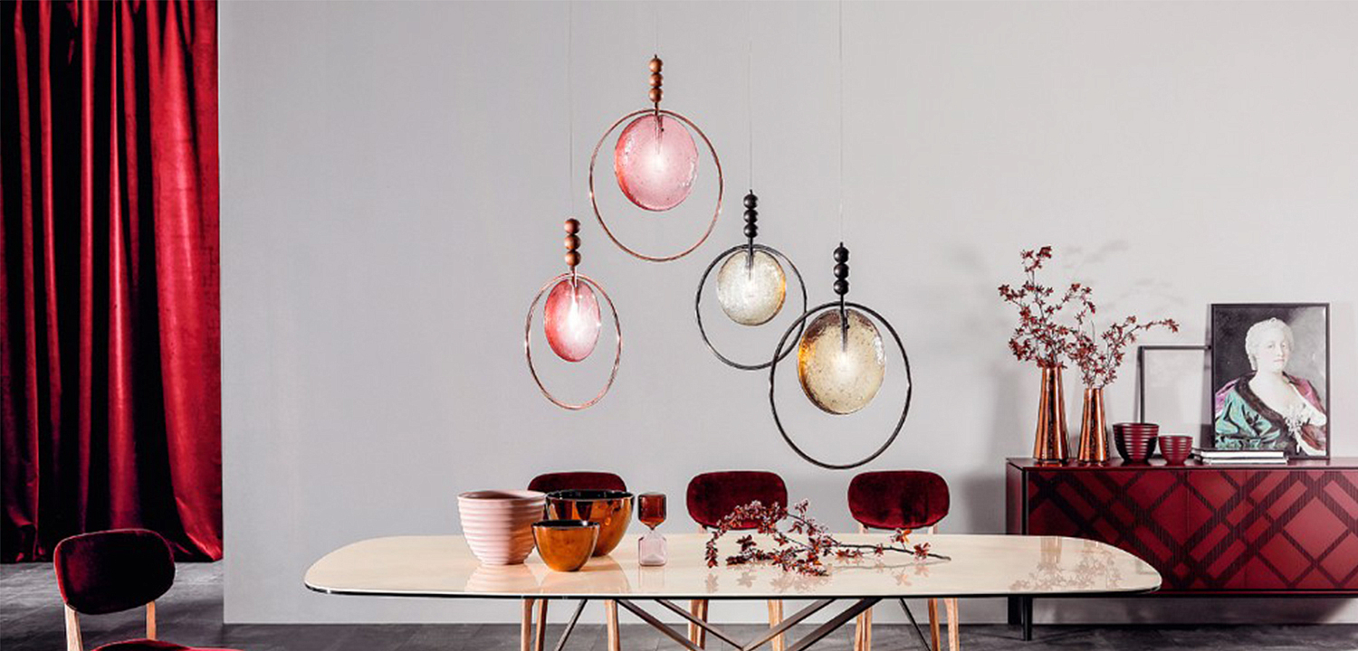 Подвесной светильник c цветным стеклом Tonin Casa Lampada Dreamy Подвесной светильник c цветным стеклом Tonin Casa Lampada Dreamy - Loft-Concept в Саратове