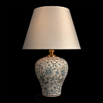 Настольная лампа с цветочной росписью Lamp Flower Painting варинант исполнения - 2 | Loft Concept в Саратове