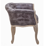 Кресло низкое в стиле прованс Louis French Armchair brown варинант исполнения - 2 | Loft Concept в Саратове