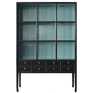 Стеллаж Сhinoise black and blue