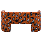 Акцентный Двухместный Диван Leela Оранжевый Орнамент варинант исполнения - 1 | Loft Concept в Саратове