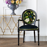 Стул с подлокотниками из бука с изображением птицы и цветов Blooming Birds варинант исполнения - 2 | Loft Concept в Саратове