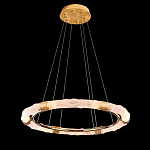 Люстра в форме кольца с золотым декором Warm Heavenly Light варинант исполнения - 5 | Loft Concept в Саратове
