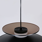 Подвесной светильник черного цвета из металла Obsidian Touch варинант исполнения - 3 | Loft Concept в Саратове