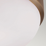 Потолочный светильник круглой формы с белым выпуклым матовым плафоном Feiss варинант исполнения - 4 | Loft Concept в Саратове