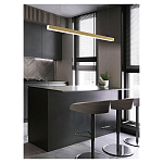 Люстра линейная светодиодная в минималистичном стиле New Age of Light варинант исполнения - 5 | Loft Concept в Саратове