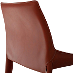 Стул коричневый из искуственной кожи на 4-х ножках Enigma Brown варинант исполнения - 2 | Loft Concept в Саратове