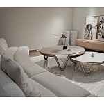 Стол журнальный круглый с узором Table Hypontic Pattern варинант исполнения - 7 | Loft Concept в Саратове