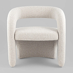 Кресло дизайнерское для лаунж зоны жемчужного цвета Pearl Lounge варинант исполнения - 9 | Loft Concept в Саратове