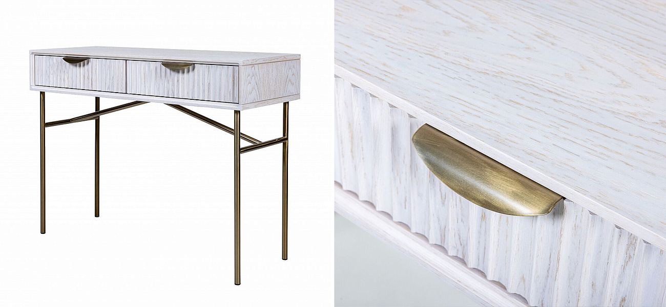Консоль Antique Order Шпон Беленого дуба Консоль Antique Order Шпон Беленого дуба - Loft-Concept в Саратове