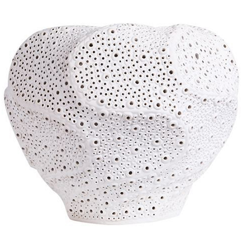 Декоративная ваза Spiral Lacy Vase Белый в Саратове | Loft Concept 