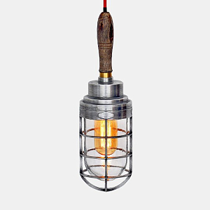 Ручной светильник Steampunk Cage Glass Edison Hanging Lamp