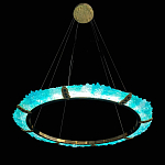 Люстра в форме кольца с цветочным декором Warm Heavenly Light варинант исполнения - 6 | Loft Concept в Саратове