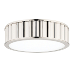 Потолочный светильник с гофрированным серебрянным абажуром Millennium варинант исполнения - 2 | Loft Concept в Саратове