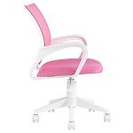 Офисное кресло с основанием из белого пластика Desk chairs Pink варинант исполнения - 3 | Loft Concept в Саратове