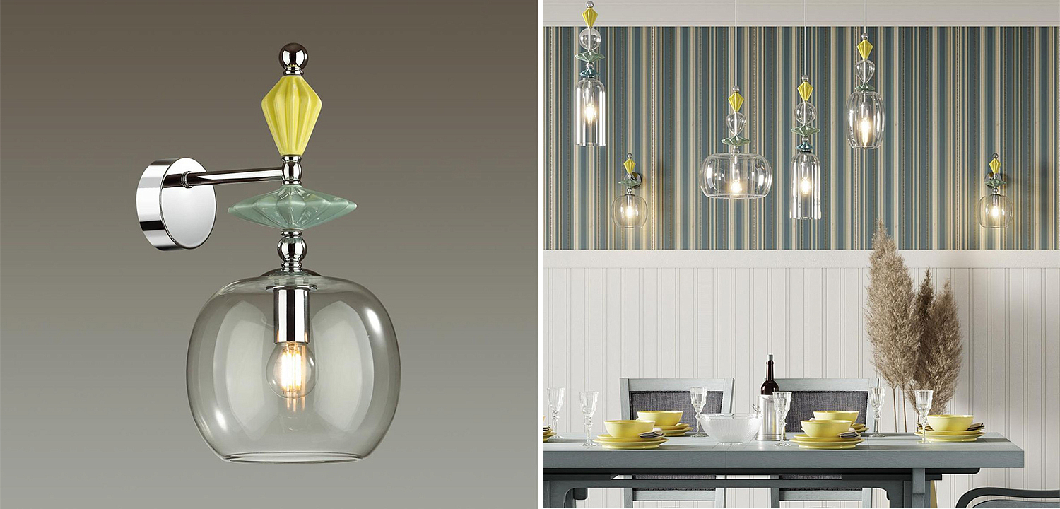 Бра Iris Glas wall lamp A chrome Бра Iris Glas wall lamp A chrome - Loft-Concept в Саратове