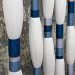 Настенное украшение из нитей Корона с кисточками Crown Wall Hanging варинант исполнения - 2 | Loft Concept в Саратове