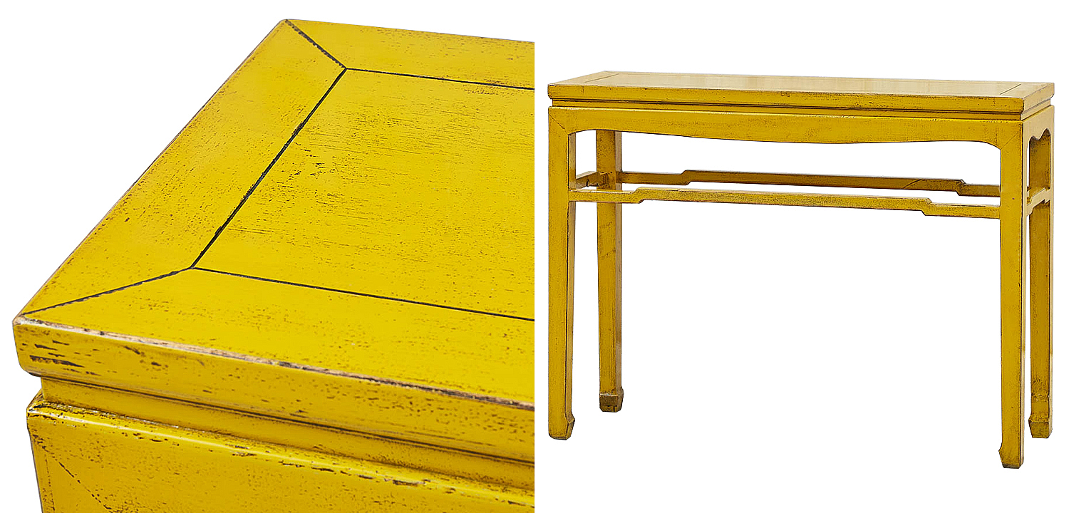 Консоль в китайском стиле из массива сосны Yellow Chinese Collection Console Консоль в китайском стиле из массива сосны Yellow Chinese Collection Console - Loft-Concept в Саратове