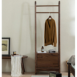 Вешалка деревянная с 2- мя ящиками Moon Walnut Furniture варинант исполнения - 1 | Loft Concept в Саратове