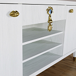 Комод-буфет Elsa Dreams White с открытыми полками   варинант исполнения - 5 | Loft Concept в Саратове