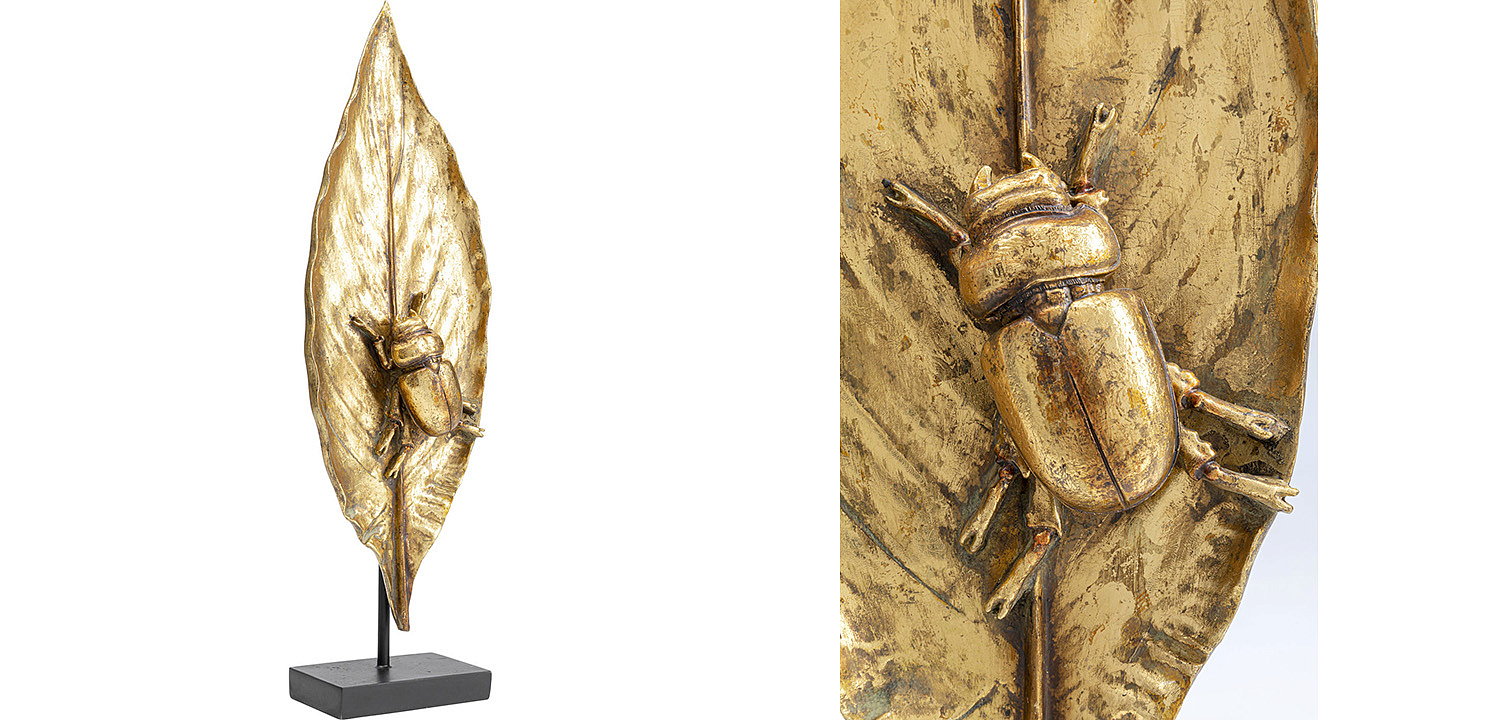 Статуэтка Golden Beetle on a leaf - Loft-Concept в Саратове