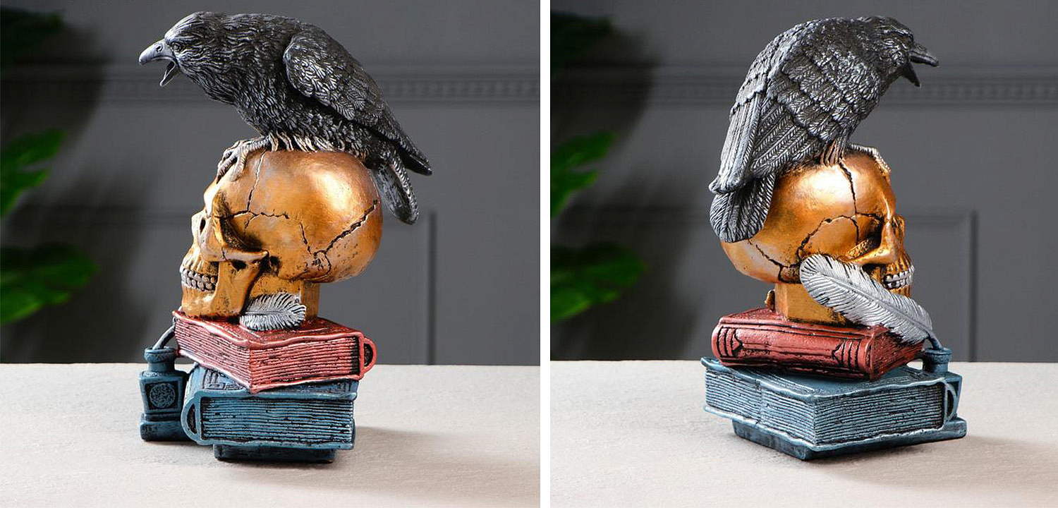 Статуэтка Raven and Skull Статуэтка Raven and Skull - Loft-Concept в Саратове