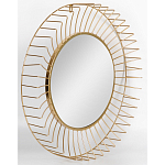 Зеркало круглое настенное в металлической оправе Modern Mirror Space варинант исполнения - 2 | Loft Concept в Саратове