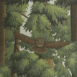 Обои ручная роспись Redwoods Colourway SC-281 on scenic paper варинант исполнения - 2 | Loft Concept в Саратове