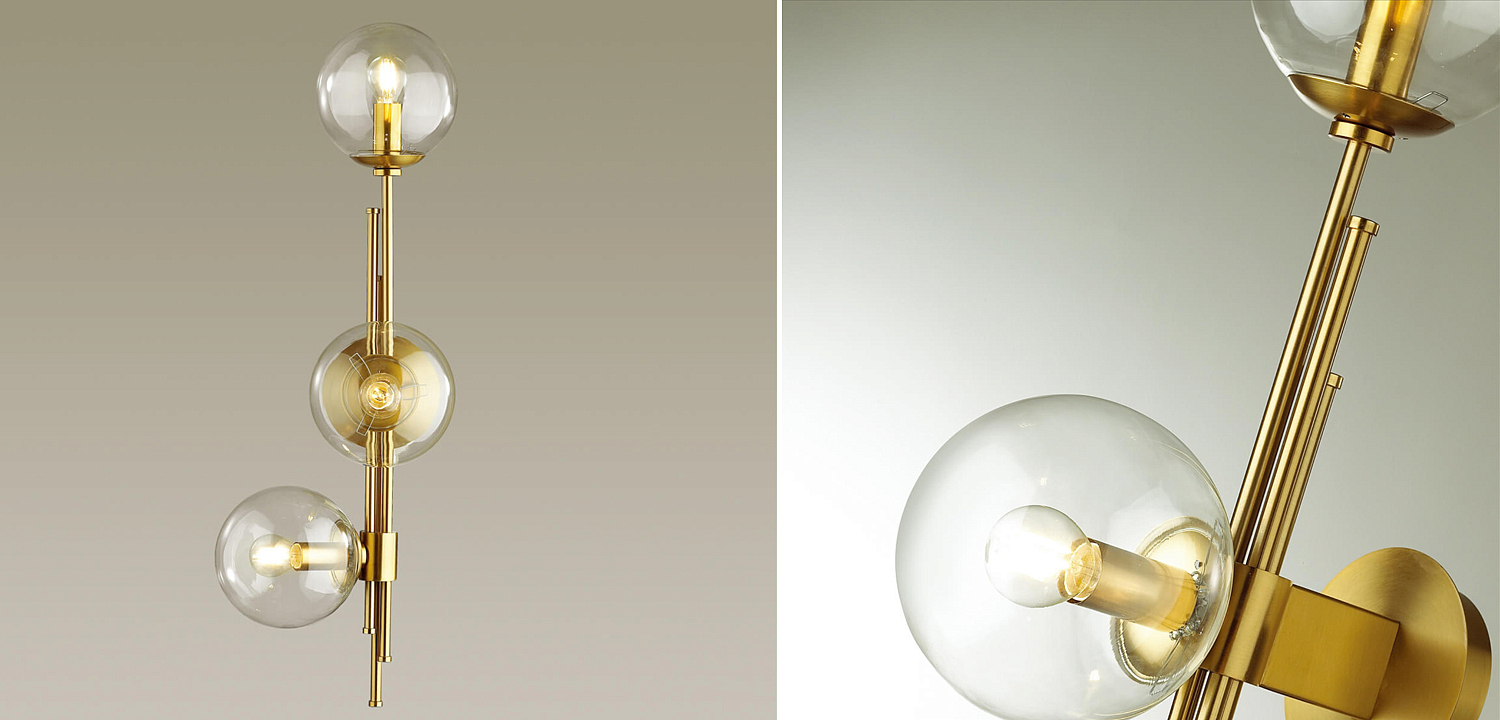 Бра TRILOGY WALL SCONCE Clear glass 70 Бра TRILOGY WALL SCONCE Clear glass 70 - Loft-Concept в Саратове