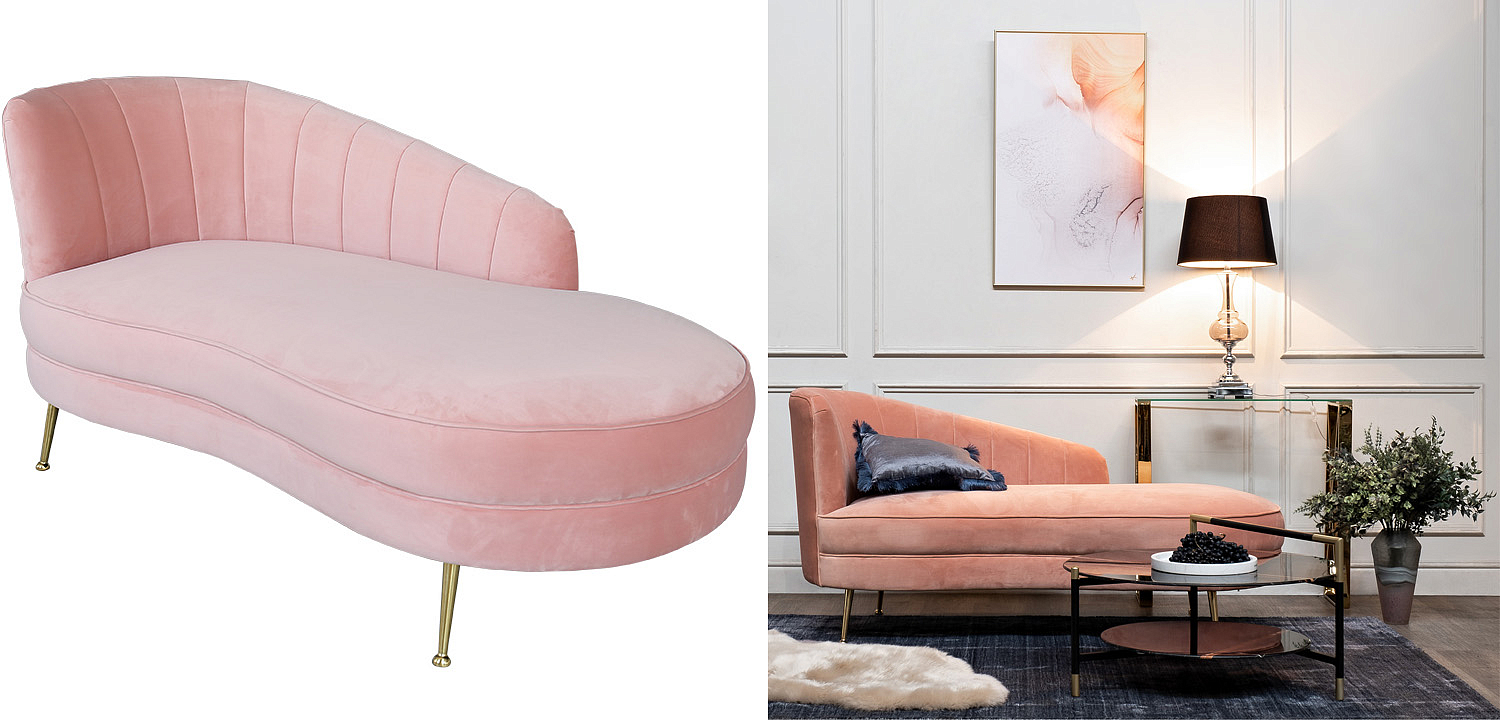 Кушетка Pink Velur Кушетка Pink Velur - Loft-Concept в Саратове