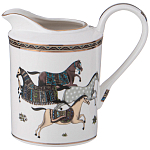 Чайный сервиз из фарфора с изображением лошадей на 6 персон 15 предметов Porcelain Horse Set  варинант исполнения - 4 | Loft Concept в Саратове