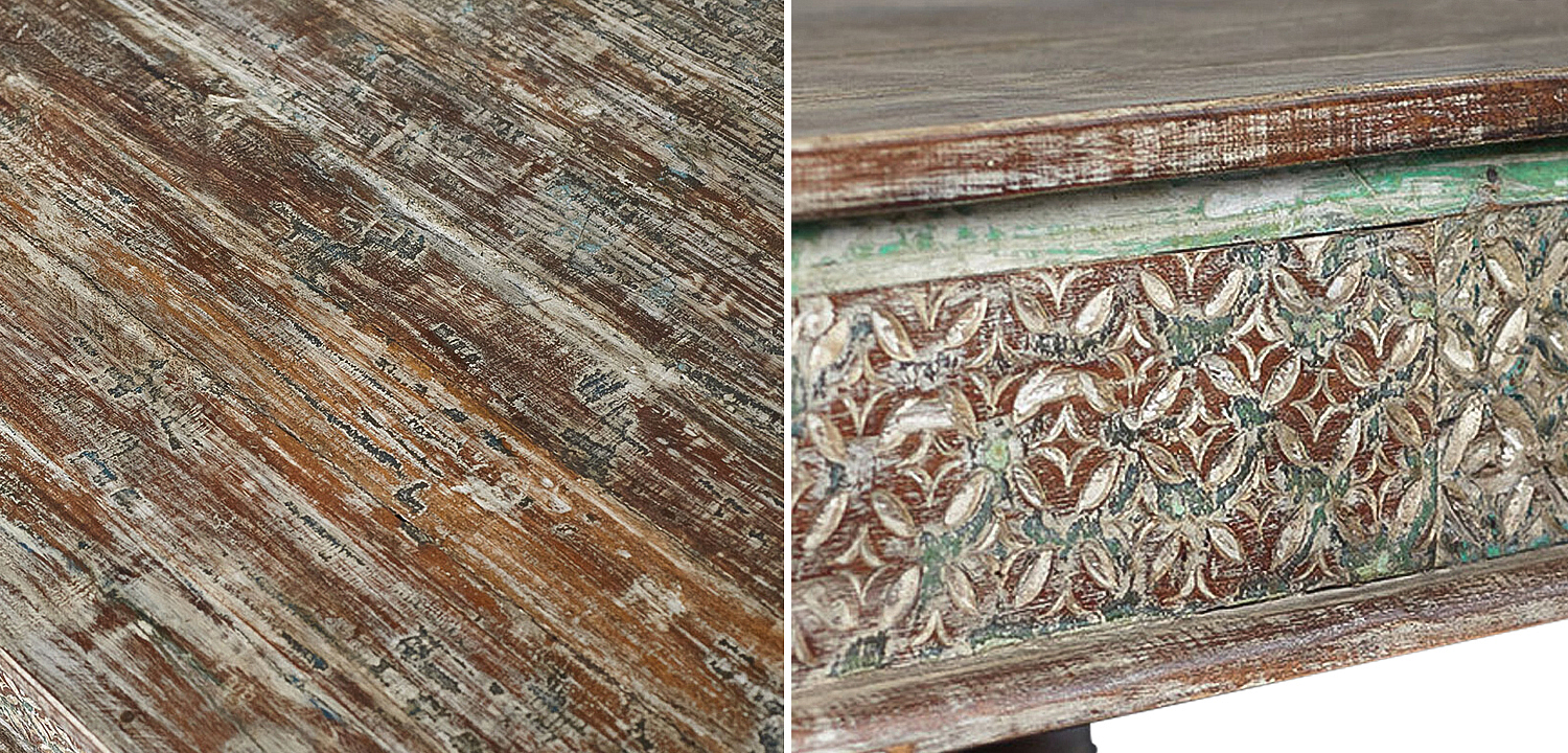 Кофейный стол из массива манго Devina Grey Mango Coffee Table Кофейный стол из массива манго Devina Grey Mango Coffee Table - Loft-Concept в Саратове