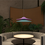 Подвесной вязаный светильник в двухцветном исполнении «Двойной Токио»  варинант исполнения - 2 | Loft Concept в Саратове