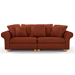 Мебельная ткань Шенилл терракотовый цвет 138 см T4-44 варинант исполнения - 4 | Loft Concept в Саратове