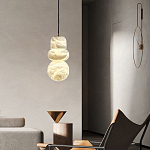 Подвесной светильник с фигурными плафонами Stone Triad варинант исполнения - 4 | Loft Concept в Саратове