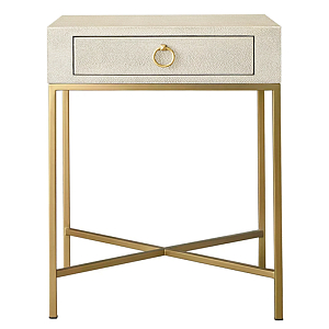 Gaston Stingray Texture Ivory Side Table Приставной стол скат
