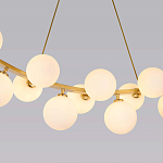 Люстра подвесная с белыми лампами в форме шара Felicitat варинант исполнения - 2 | Loft Concept в Саратове