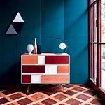 Дизайнерский широкий комод с ящиками Gio Ponti D.655.1 D.655.2 Chest of Drawers варинант исполнения - 2 | Loft Concept в Саратове