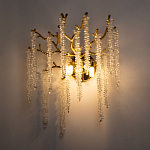 Бра золотого цвета с ветвями и хрустальными подвесками FAIRYTREE Light варинант исполнения - 2 | Loft Concept в Саратове