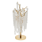 Лампа настольная со стеклянными подвесами цвет золото Light FAIRYTREE варинант исполнения - 1 | Loft Concept в Саратове