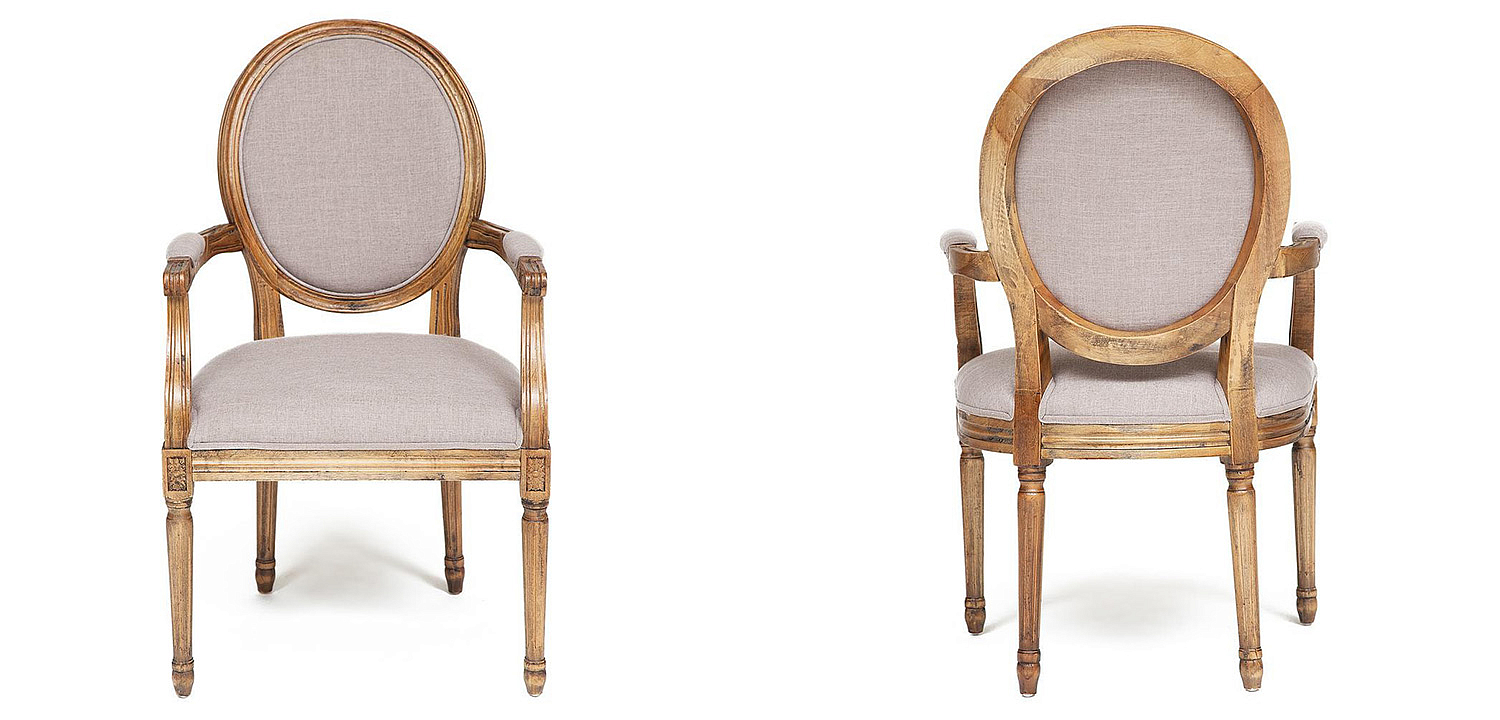 Стул French armchair Provence gray Стул French armchair Provence gray - Loft-Concept в Саратове