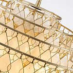 Люстра многоярусная с декором из натуральной морской ракушки Iridescent Light варинант исполнения - 6 | Loft Concept в Саратове